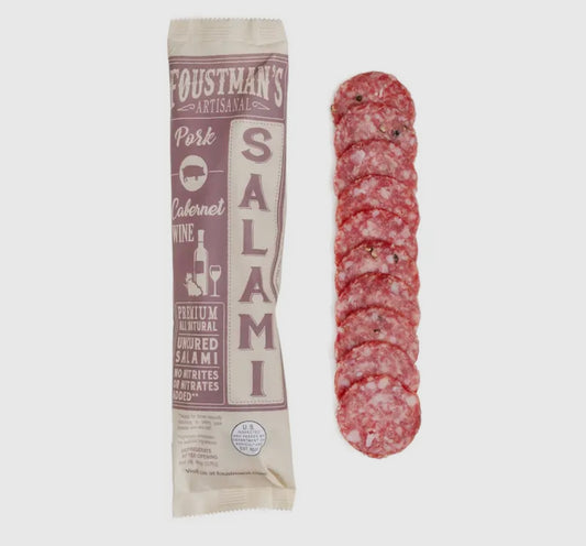 Pork Cabernet wine uncured salami