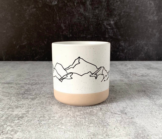 Mountains ceramic mug