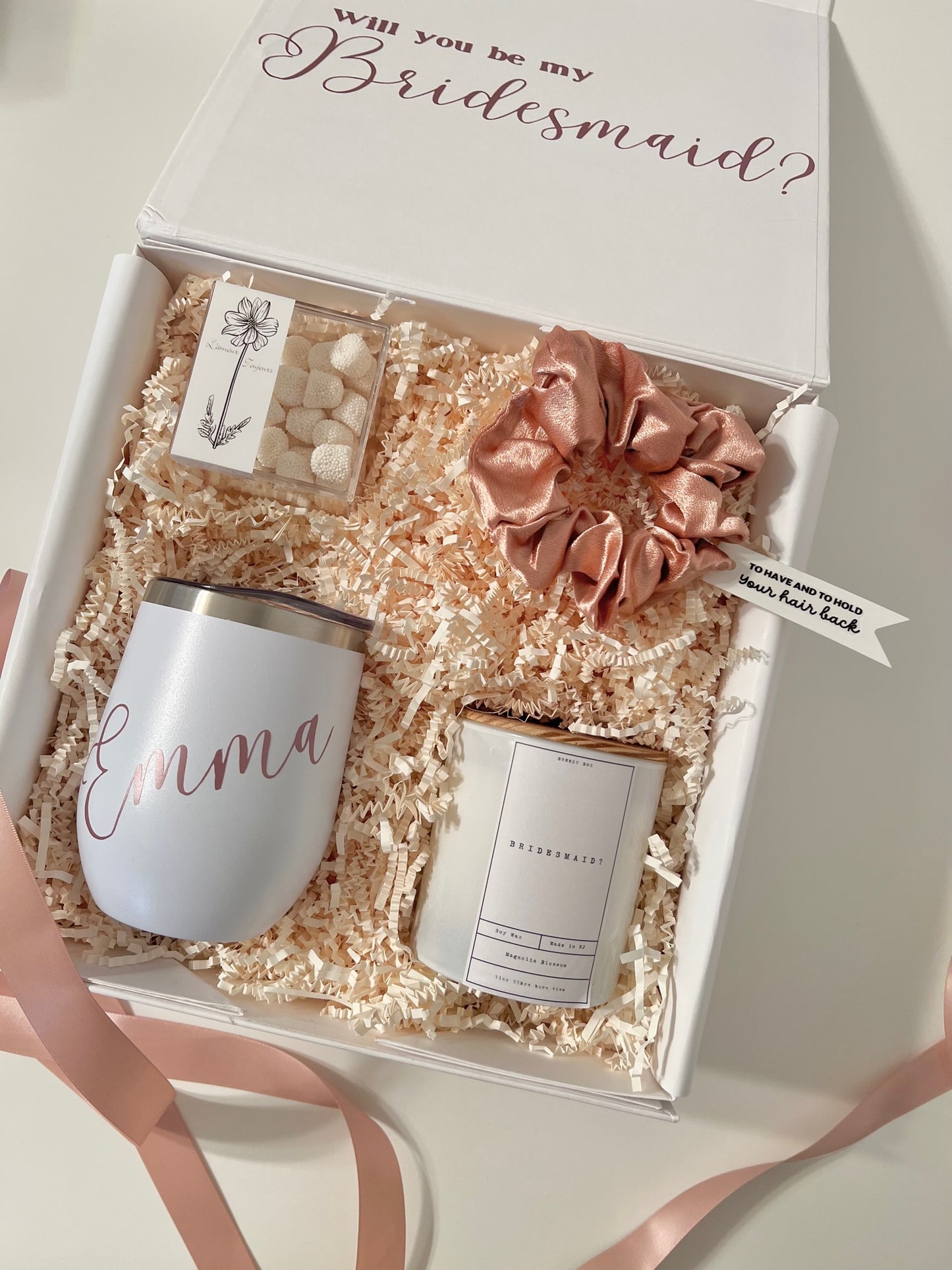 Bridesmaid Proposal Box wine Tumbler