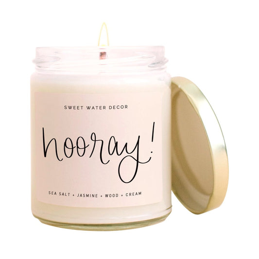 Hooray soy candle