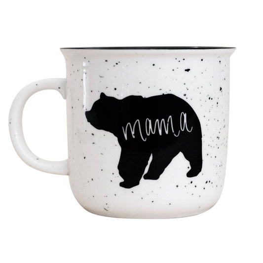 Mama Bear Rustic Campfire Coffee Mug